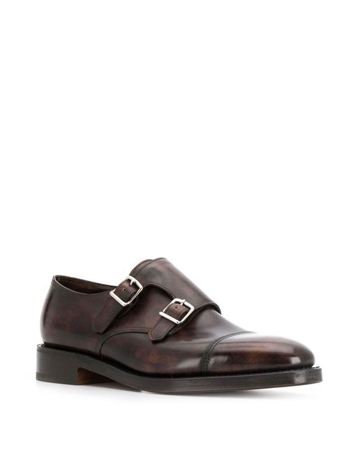 Monks con fibbia in pelle marrone JOHN LOBB | 228192L2Y